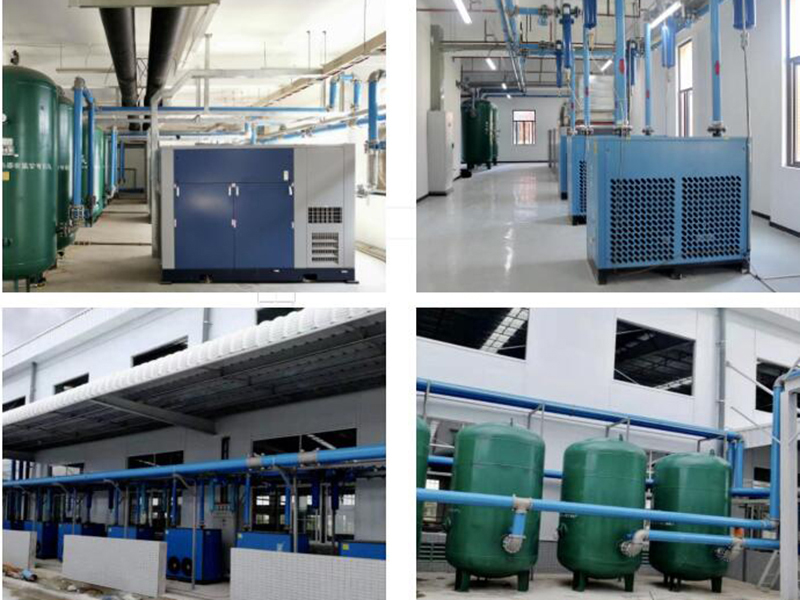 溝槽鋁合金管空壓機(jī)房連接應(yīng)用案例